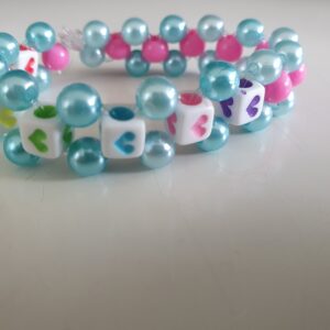 hartjes armband (3 rijen)